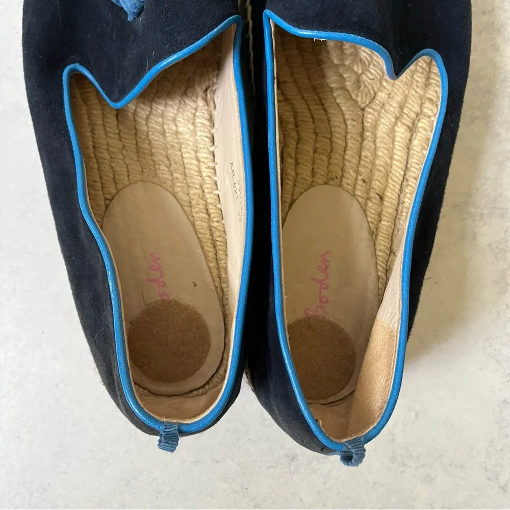 BODEN Suede Espadrille Shoes Tassel 42